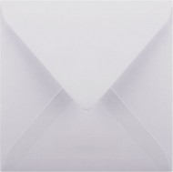 Obálka 140g 160x160mm hladká, bílá, vlhčící