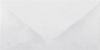 Obálka DL 112x219 mm metal.s ražbou, Bílá