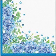 Ubrousky celoroční Blue Meadow, 33 x 33 cm  - zvětšit obrázek