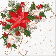 Ubrousky vánoční 20ks 33x33cm, 3-vrstvé - zvětšit obrázek