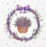 Ubrousky celoroční Lavender Basket, 33 x 33 cm - zvětšit obrázek