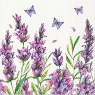 Ubrousky celoroční Lavender Butterfly, 33 x 33 cm - zvětšit obrázek
