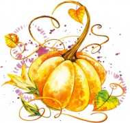 Ubrousky celoroční  Nature Pumpkin, 33 x33 cm - zvětšit obrázek