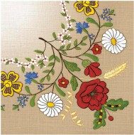 Ubrousky celoroční Kociewski Embroidery Folk, 33 x33 cm, SLOG 058201 - zvětšit obrázek