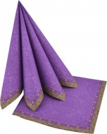 Ubrousky DUNI festive charme velvet, 40x40cm