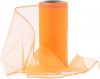 Organza 12cm/10y oranžová 013