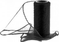 Organza 12cm/10y černá 080