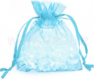 Organzový sáček 12x17cm Sv. modrý