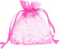 Organzový sáček 15x23cm Fuchsiový