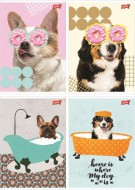 Sešit školní A5, 60 listů linkovaný, Funny Dog - zvětšit obrázek