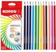 Pastelky KORES Kromas 3hr., 12barev - zvětšit obrázek