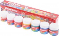 Prstové barvy KORES Dedi Kolor 6+1x30ml