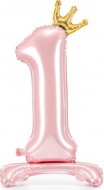 Nafukovací ČÍSLICE 1 stojící, růžová 84cm