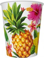 Kelímek papírový 250ml,8ks tropic - zvětšit obrázek