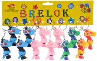 Klíčenka Drak 6cm, gumová