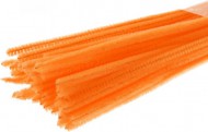 Chlupaté drátky oranžové, 6mm/30cm,40ks