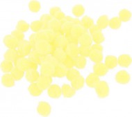 Bambulky plyšové střední Pudink 1,5cm - zvětšit obrázek