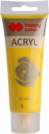 Akrylová barva 75ml žlutá