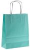 Papírová taška 24x32x10cm bílá, PASTEL ZELENÁ