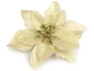 Hvězda vánoční pr.14cm s luxerem zlatá 730633 - zvětšit obrázek