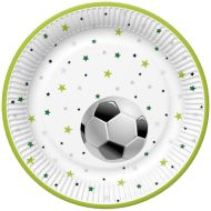 Talíř papírový 22,7cm 8ks Football with Stars 