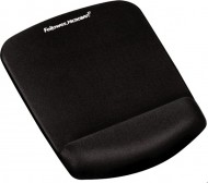 Podložka pod myš a zápěstí Fellowes PlushTouch černá
