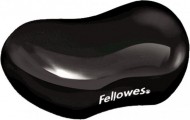 Podložka pod zápěstí Fellowes CRYSTAL gelová černá