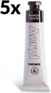Akrylová barva PRIMO, 18ml1ks, bílá, tuby