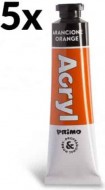 Akrylová barva PRIMO, 18ml,1ks, oranžová, tuby