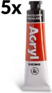 Akrylová barva PRIMO, 18ml, 1ks, šarlatově červená, tuby
