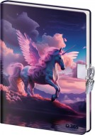 Památník 13x18 cm se zámkem - Unicorn