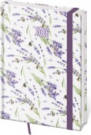 Denní diář A5 Vario Lavender s gumičkou - zvětšit obrázek