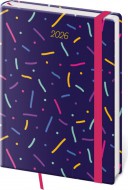 Týdenní diář A5 Vario Sprinkles s gumičkou - zvětšit obrázek