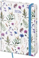 Týdenní diář A5 Vario Wildflowers s gumičkou - zvětšit obrázek