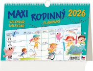 Maxi rodinný plánovací kalendář - zvětšit obrázek