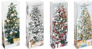 Taška pap. B X-mas tree glitter mix Vánoce - zvětšit obrázek