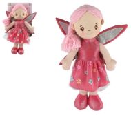 Panenka víla Pivoňka hadrová/látková 40 cm 