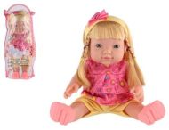 Panenka pevné tělo plast 30 cm, na baterie se zvukem