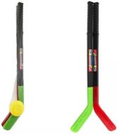 Hokejka 2ks s pukem plast 70cm v síťce - zvětšit obrázek