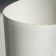Třpytivý papír bílá 210g, 5ks - zvětšit obrázek