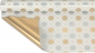 Fólie 100x70 PNP Fiocco di Neve Bianco+Oro /25/