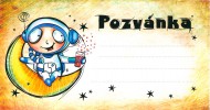 Pozvánka na oslavu - Kosmonaut 10 ks - zvětšit obrázek