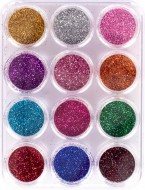 Brokát 12 barev po 6 g, Creativo - zvětšit obrázek