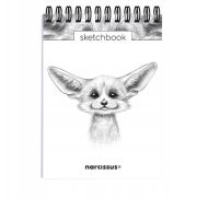 Skicovací notes A6 SP 60l čistý Liška Fenek