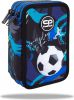 Penál 3 zipy Jumper vybavený - FOOTBALL Navy