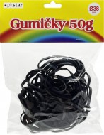 Gumičky 38 mm 50g černé