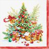 Ubrousky PAW Dekor L (20ks) Festive Joy Tree