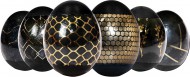 Velikonoční termokošilky 6 ks Glamour Black