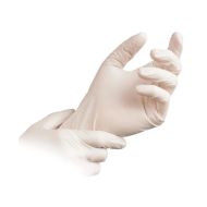Rukavice LATEX 100ks M bezpudrové