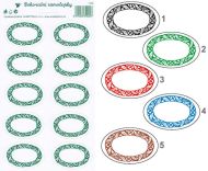 Samolepky na kořenky plný ovál 25x14cm